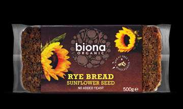 Biona Organic Rye Bread - Sunflower Seed - 500g - 2 Pack