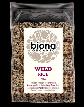 Biona Organic Wild Rice Mix (Wild Red and Brown Rice) 500g