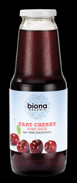 Biona Organic Tart Cherry Juice Pure 1000ml - 6 Pack