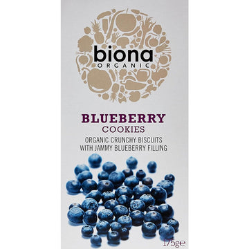 Biona Organic Blueberry Filled Cookies 175g - 2 Pack