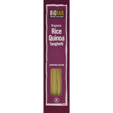 Biofair Organic Rice Quinoa Spaghetti Fair Trade 250g