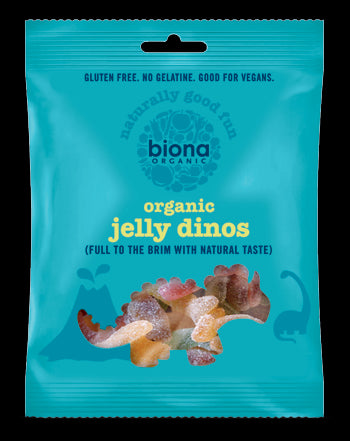 Biona Organic Vegan Jelly Dinos 75g - 10 Pack