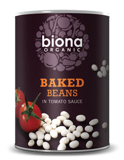 Biona Organic Baked Beans in Tomato Sauce 400g - 3 Pack