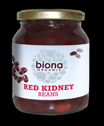 Biona Organic Kidney Beans - in Glass jars 350g - 2 Pack