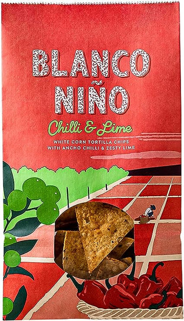 Blanco Nino Chilli & Lime Tortilla Chips 170g  - 8 Pack