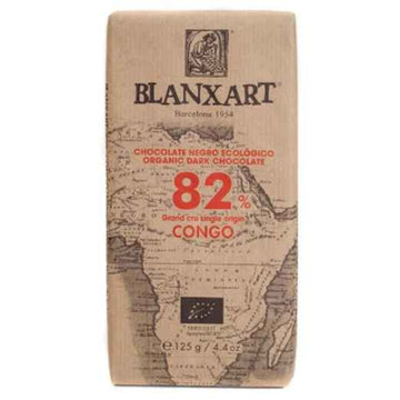 Blanxart Premium Organic 82% Congo 80g  - 3 Pack