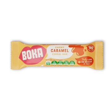 Boka Vegan Caramel Cereal Bar 30g - 24 Pack