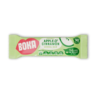 Boka Vegan Apple & Cinnamon Cereal Bar 30g - 24 Pack