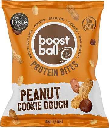 Boostball Peanut Butter Cookie Dough 42g  - 12 Pack