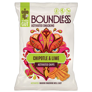 Boundless Chipotle & Lime Chips Sharing Bag 80g - 10 Pack