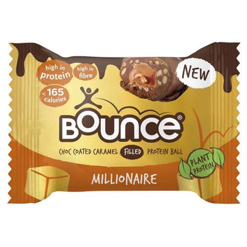 Bounce Dipped Caramel Millionaire Protein Ball 40g - 12 Pack