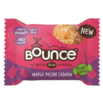 Bounce Plant Protein Maple Pecan Cashew Ball 35g - 24 Pack