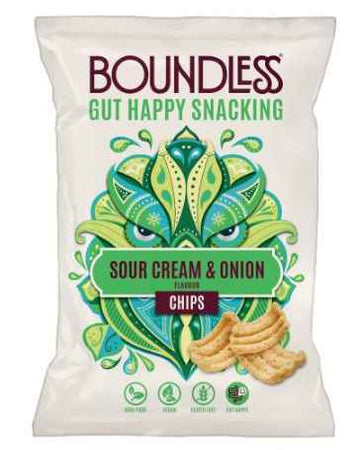 Boundless Sour Cream & Onion Chips Sharing Bag 80g  - 10 Pack
