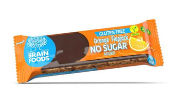 Brain Foods Orange Flapjack 70g - 12 Pack