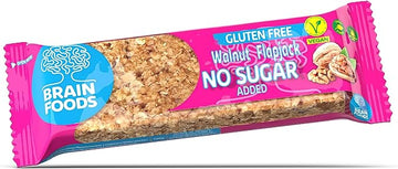 Brain Foods Walnut Flapjack 70g  - 12 Pack