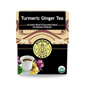 Buddha Teas CBD Turmeric & Ginger Infusion (18 tea bags)