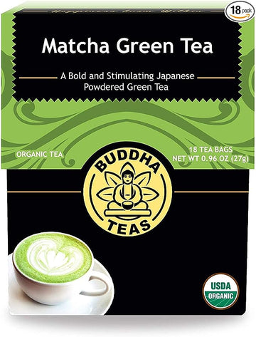 Buddha Teas CBD Matcha Green Tea Blend (18 tea bags)