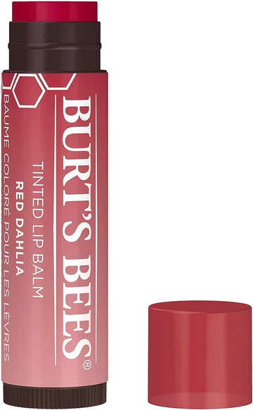 Burts Bees Tinted Lip Balm Red Dahlia 4.25g - 2 Pack