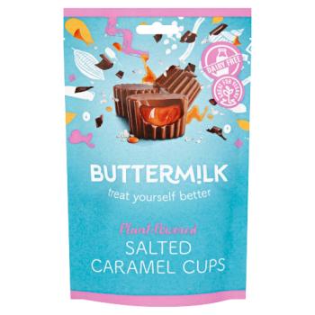 Buttermilk Buttermilk Dairy Free Salted Caramel Cups 100g