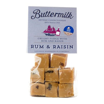 Buttermilk Buttermilk Smooth Rum and Raisin Fudge Grab Bag - 4 Pack