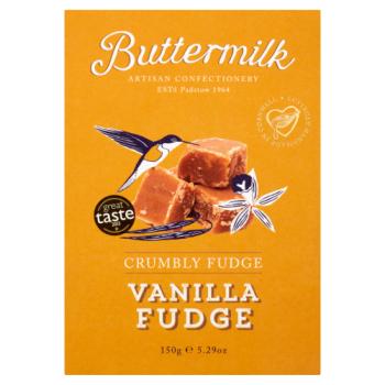 Buttermilk Buttermilk Crumbly Vanilla Fudge Sharing Box 150g - 4 Pack