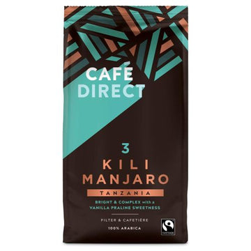 Cafedirect Kilimanjaro Tanzania Fairtrade Ground Coffee 227g