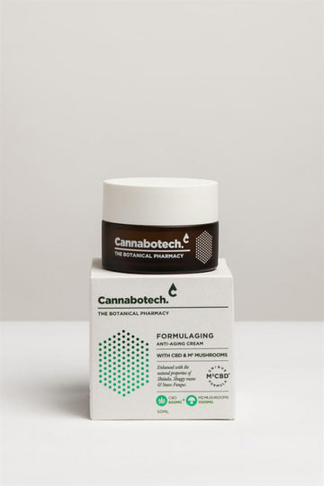 Cannabotech Ageing Anti-Ageing Mushroom & CBD cream Vit.C Shea butter