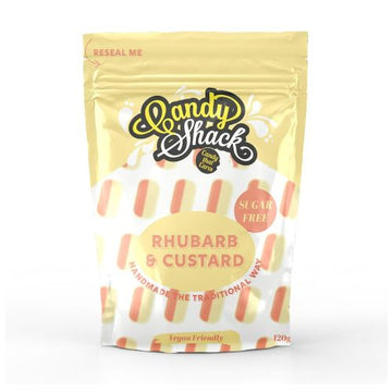Candy Shack Sugar Free Rhubarb & Custard Sweets 120g - 2 Pack