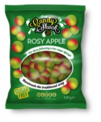 Candy Shack Sugar Free Rosy Apples Sweets 120g - 2 Pack