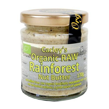Carley's Organic Raw Rainforest Nut Butter 170g