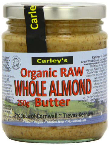 Carley's Organic Raw Almond Butter 250g