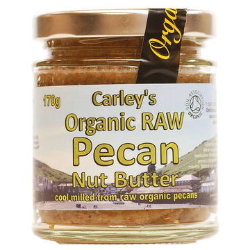 Carley's Organic Raw Pecan Butter 100% nuts 170g