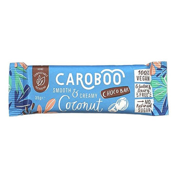 Caroboo Smooth & Creamy Coconut Carob Bar 35g - 20 Pack