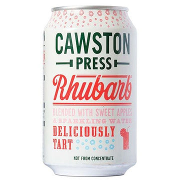 Cawston Press Cawston Press Sparkling Rhubarb Can 330ml - 24 Pack