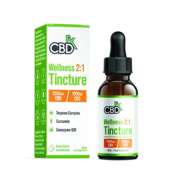 CBDfx CBDfx Wellness 2:1 Tincture - 1000mg CBD/500mg CBG 30mL