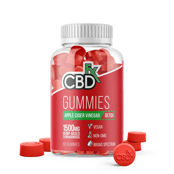 CBDfx CBDfx Apple Cider Vinegar Gummies (60ct / 1500mg CBD Per Bottle)