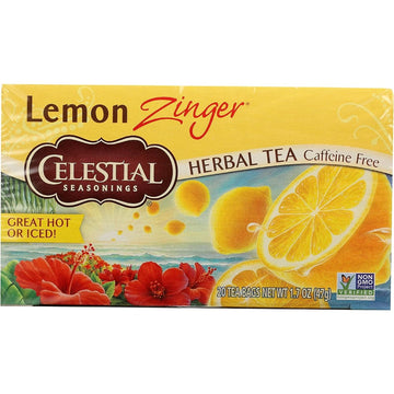 Celestial Seasonings Lemon Zinger Tea 20 Bags