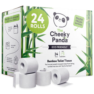 CHEEKY PANDA Cheeky Panda Toilet Tissue Plastic Free 1x24Roll