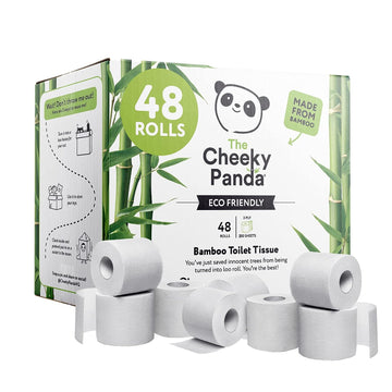 Cheeky Panda Toilet Tissue Plastic Free 48 Rolls