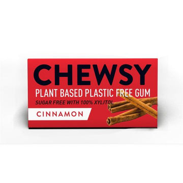 CHEWSY Chewsy Cinnamon Gum 15g - 12 Pack