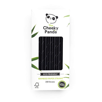 CHEEKY PANDA TCP Bamboo Paper Straw GrTHE CHEEKY PANDA 250straw