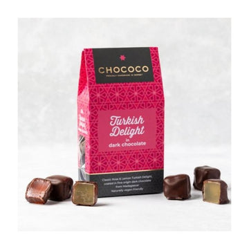 Chococo Turkish Delight in 72% Ecuador Dark Chocolate 130g