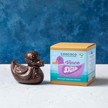 Chococo Vince the 72% Single Origin Ecuador Dark Chocolate Duck 115g