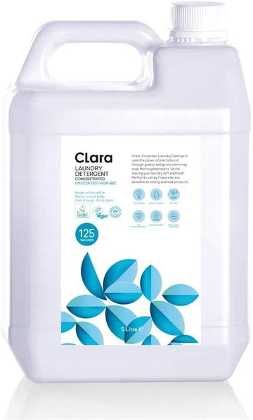Clara Concentrated Laundry Detergent Unscented/Non-Bio 5L