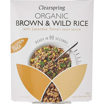 Clearspring Org Brown & Wild Rice w. Tamari Soy 250g