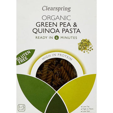 Clearspring Org GF Green Pea & Quinoa Pasta 250g