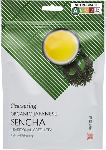 Clearspring Organic Japanese Green Tea Sencha Tea Loose 90g