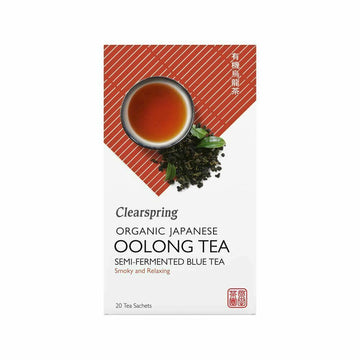 Clearspring Organic Japanese Oolong Tea Semi-Fermented Blue 20 bags