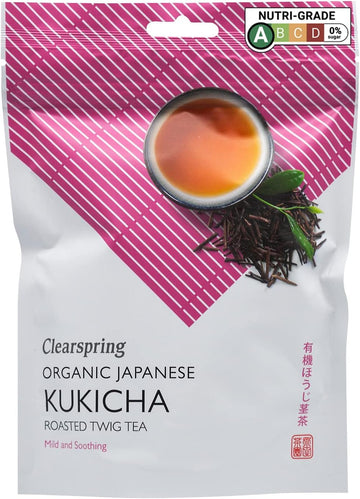 Clearspring Organic Japanese Roasted Twig Tea Kukicha loose 90g