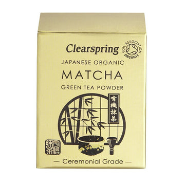 Clearspring Organic Matcha Green Tea Powder Ceremonial Grade (tin) 30g